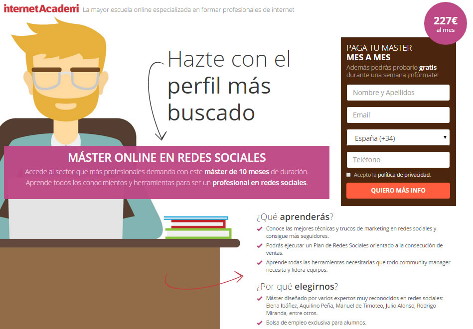 Landing Page o Pagina de Destino