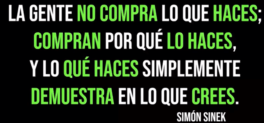 la gente compra porqué lo haces