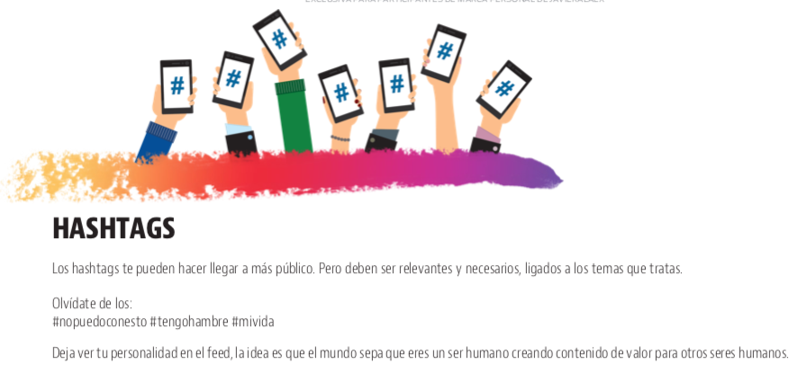 Uso de Hashtags